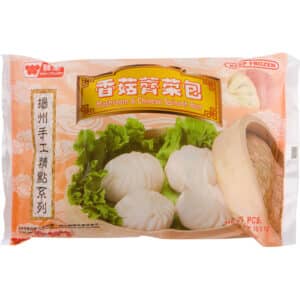Mushroom & Chinese Spinach Bun