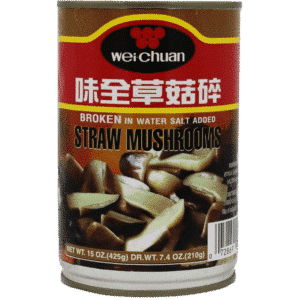 BROKEN STRAW MUSHROOM PEELED