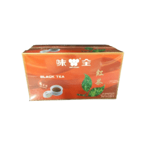 BLACK TEA BAG W/STRING