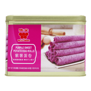 PURPLE SWEET POTATO EGG ROLLS