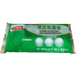 Glutinous Rice Ball With Black Sesame Seed Paste