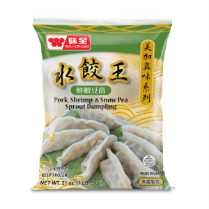 Mei Jia Jen Wei Pork, Shrimp & Snow Pea Sprout Dumpling
