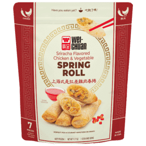 Sriracha Flavored Chicken & Vegetable Spring Roll