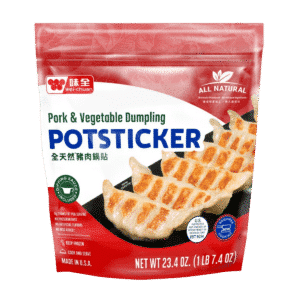 All-Natural Pork & Vegetable Dumpling Potsticker