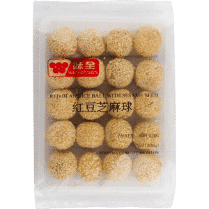 Frozen Red Bean Rice Ball With Sesame Seed